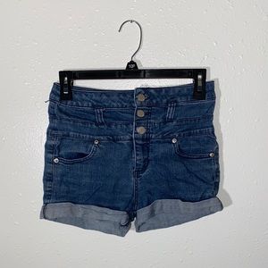 Super High Waist Jean Shorts